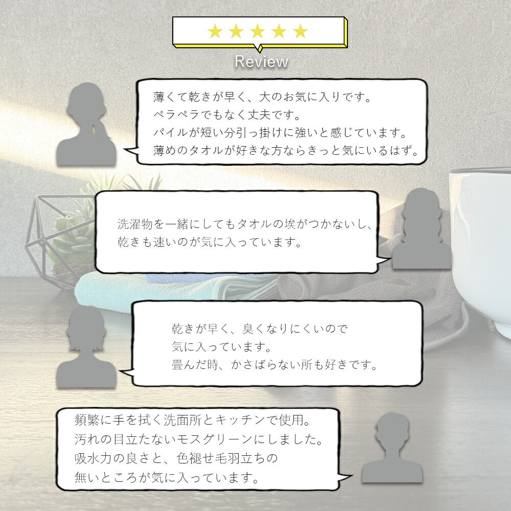 ながもちたおる フェイスタオル