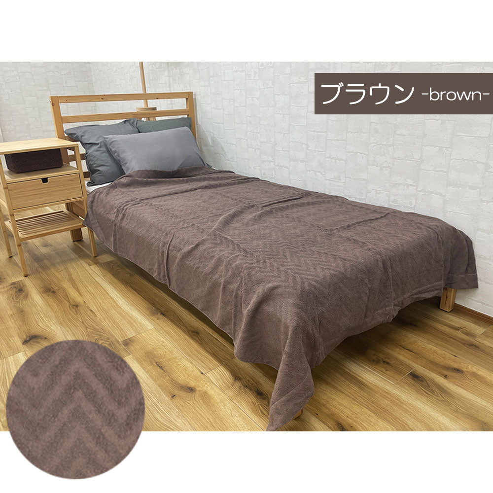 タオルケット 日本製 ヘリンボーン シングル