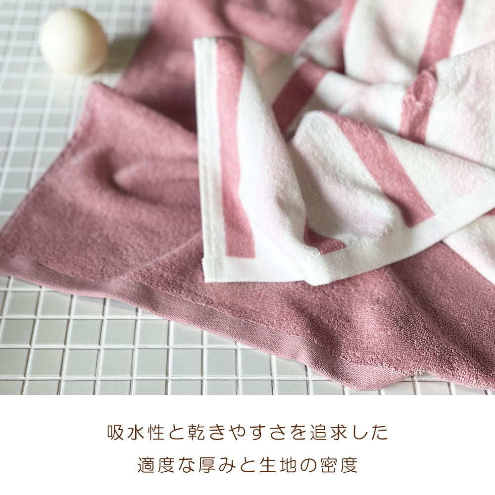しっかり吸水デイリー フェイスタオル