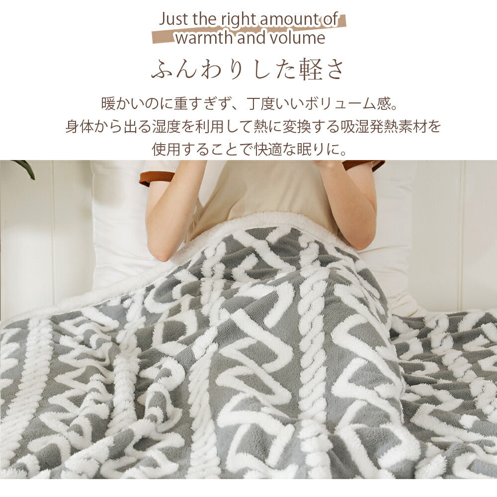 ブランケット 毛布 二枚合わせ ハーフ